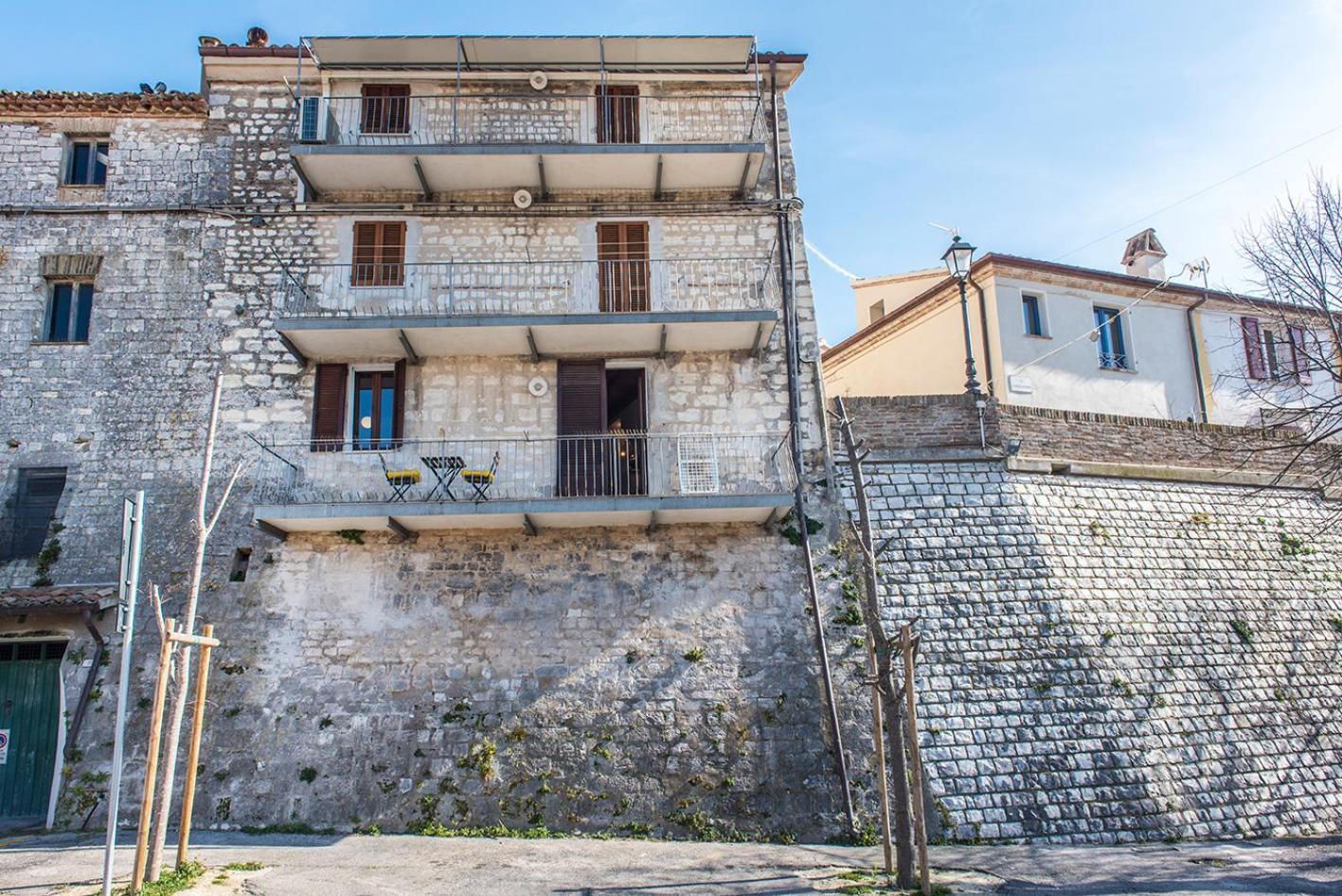 S280 - Sirolo, Delizioso Monolocale In Centro Storico 아파트 외부 사진
